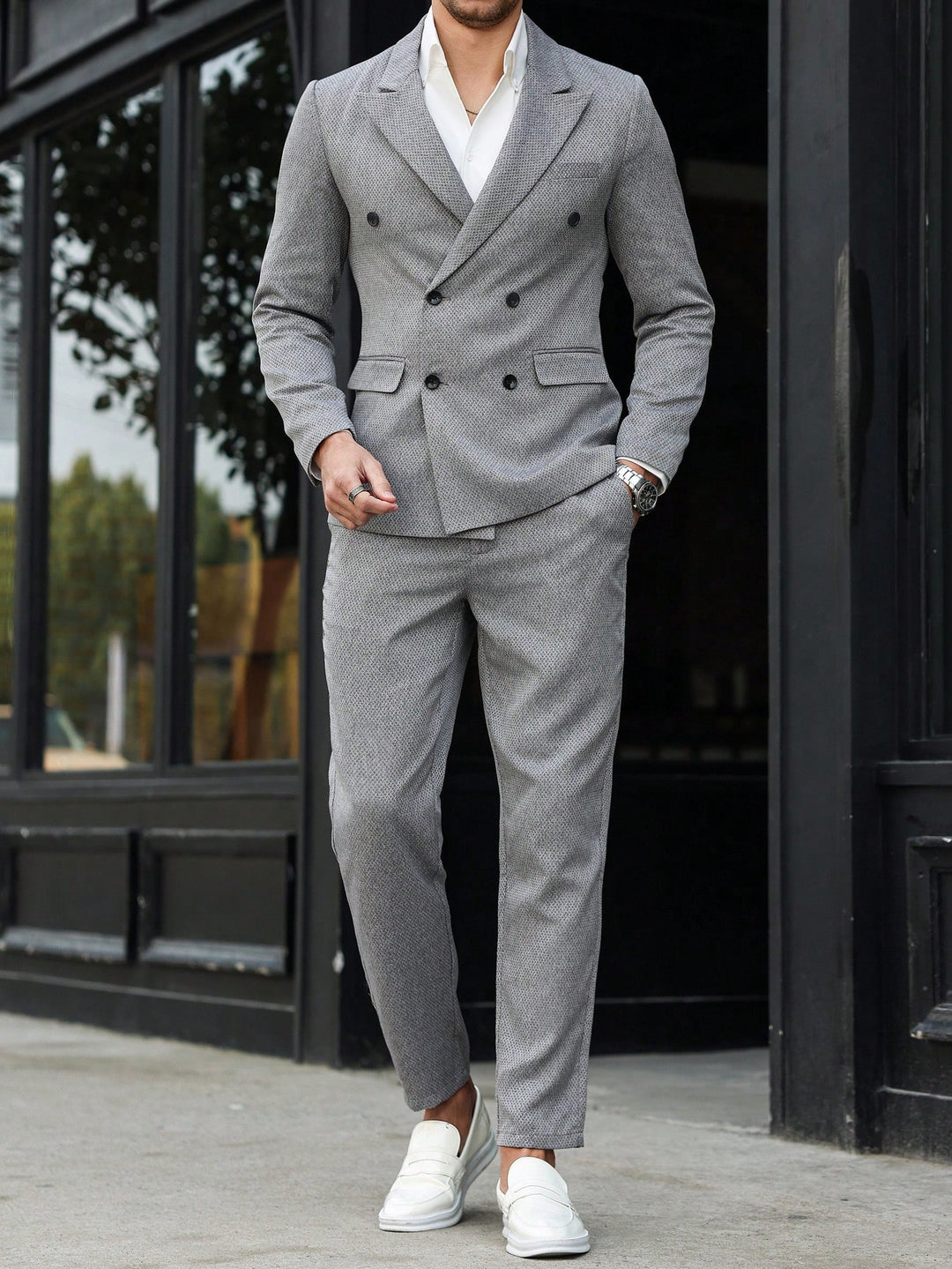 Costum SHEIN, gri