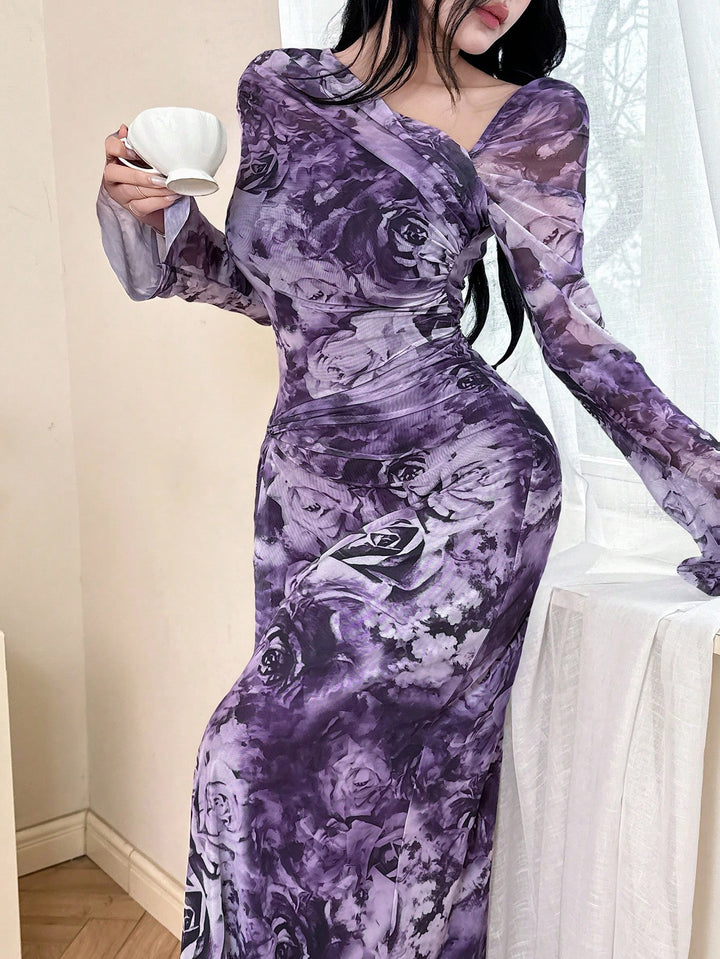 Rochie maxi SHEIN, mov