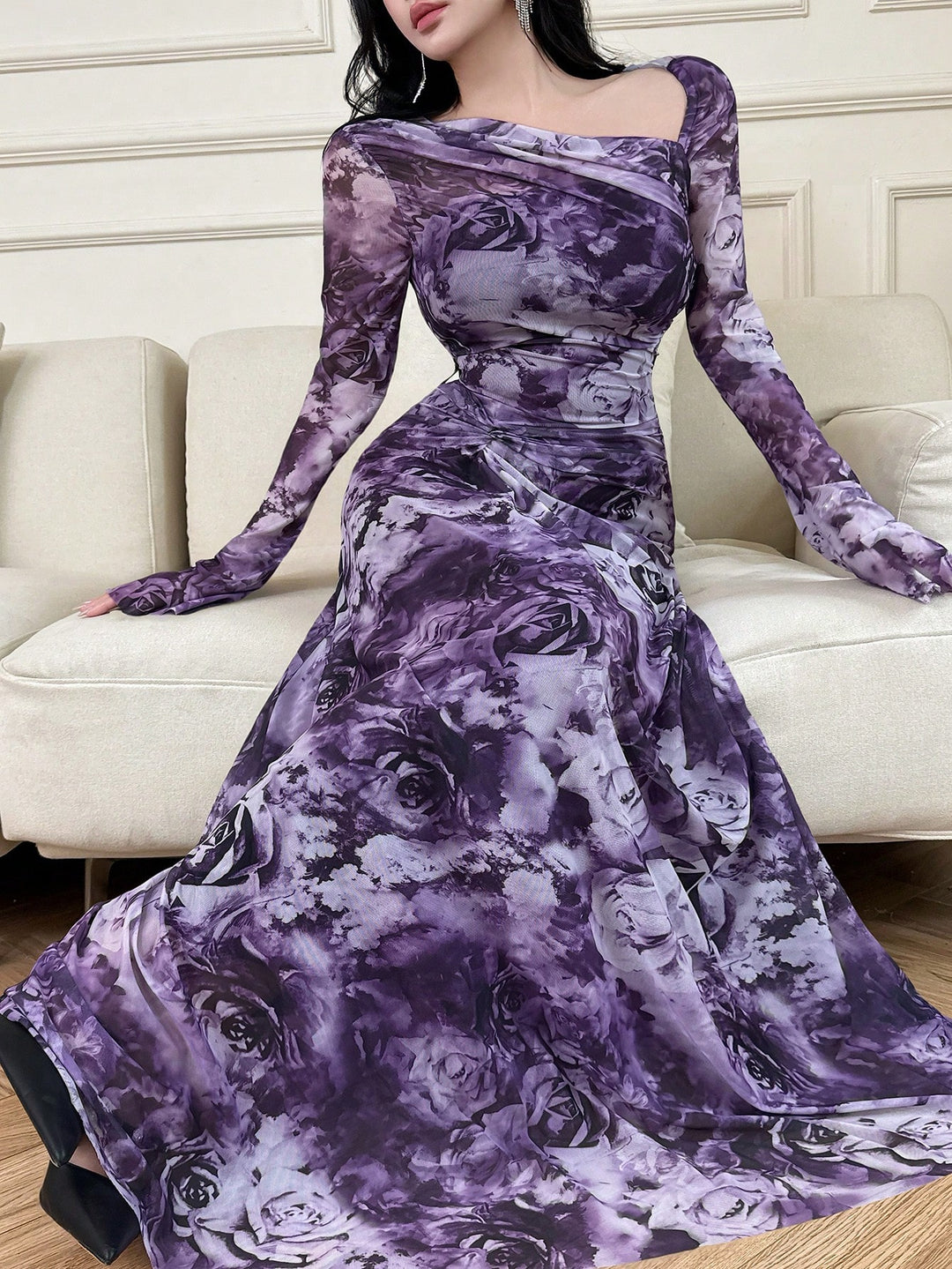 Rochie maxi SHEIN, mov