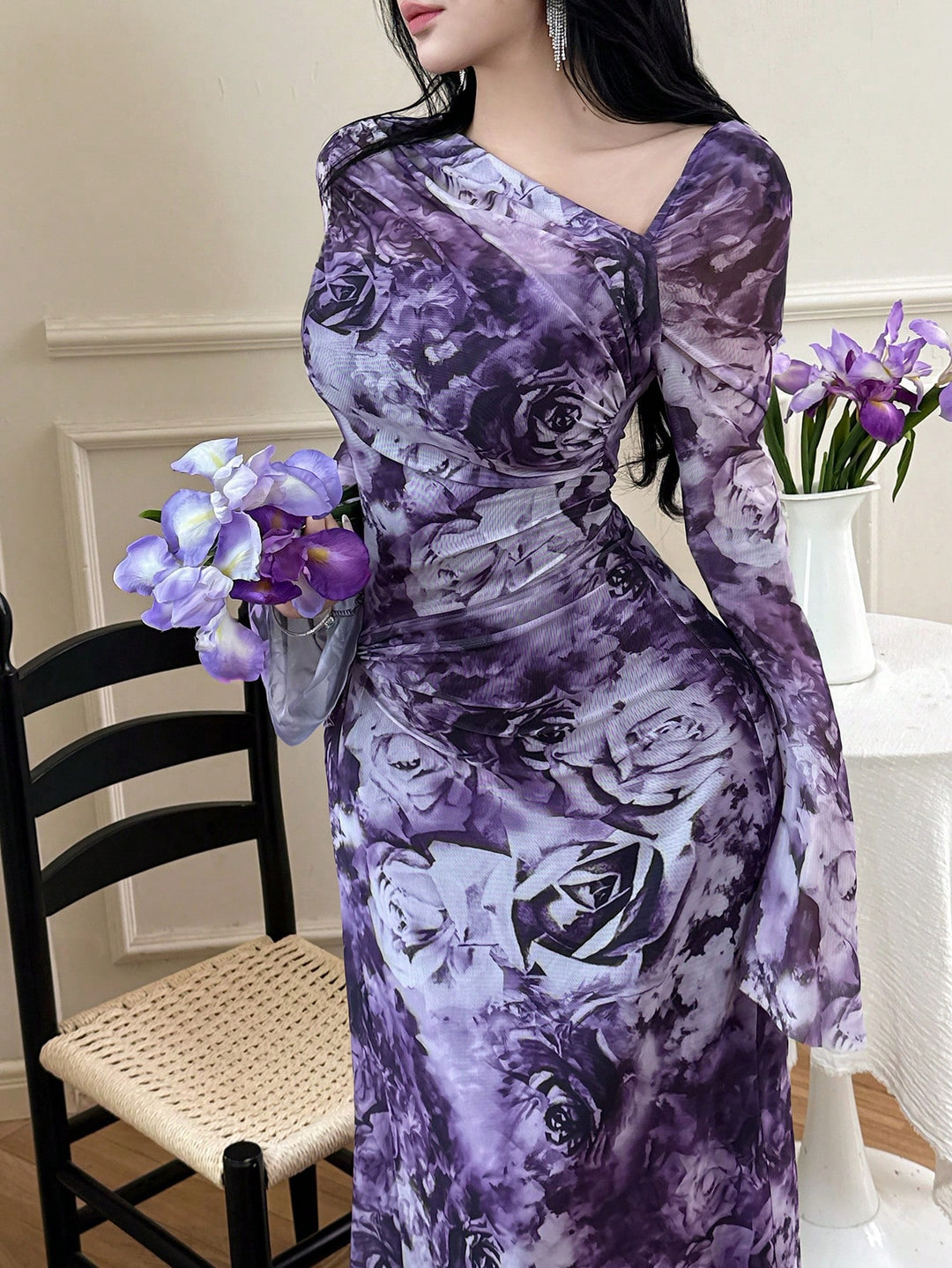 Rochie maxi SHEIN, mov