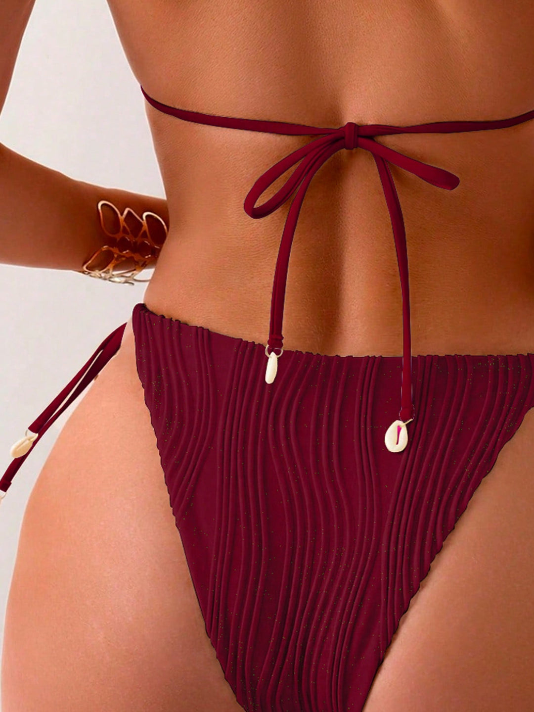 Set bikini SHEIN, vișiniu