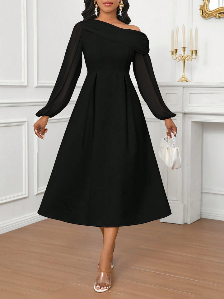 Rochie midi SHEIN, negru
