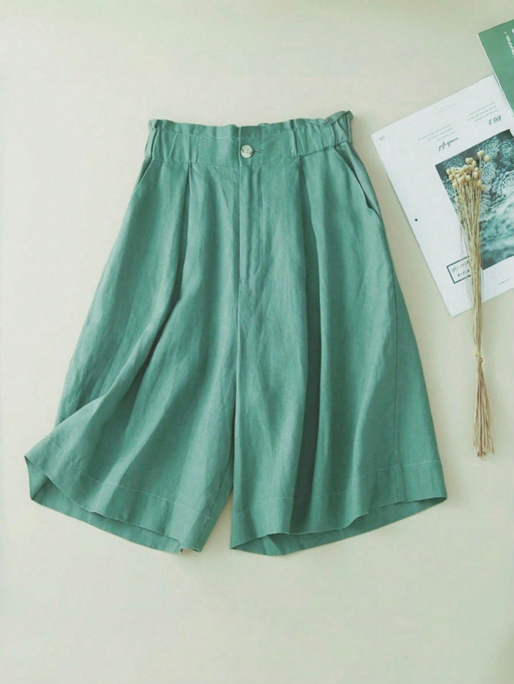 Pantaloni scurți SHEIN, verde