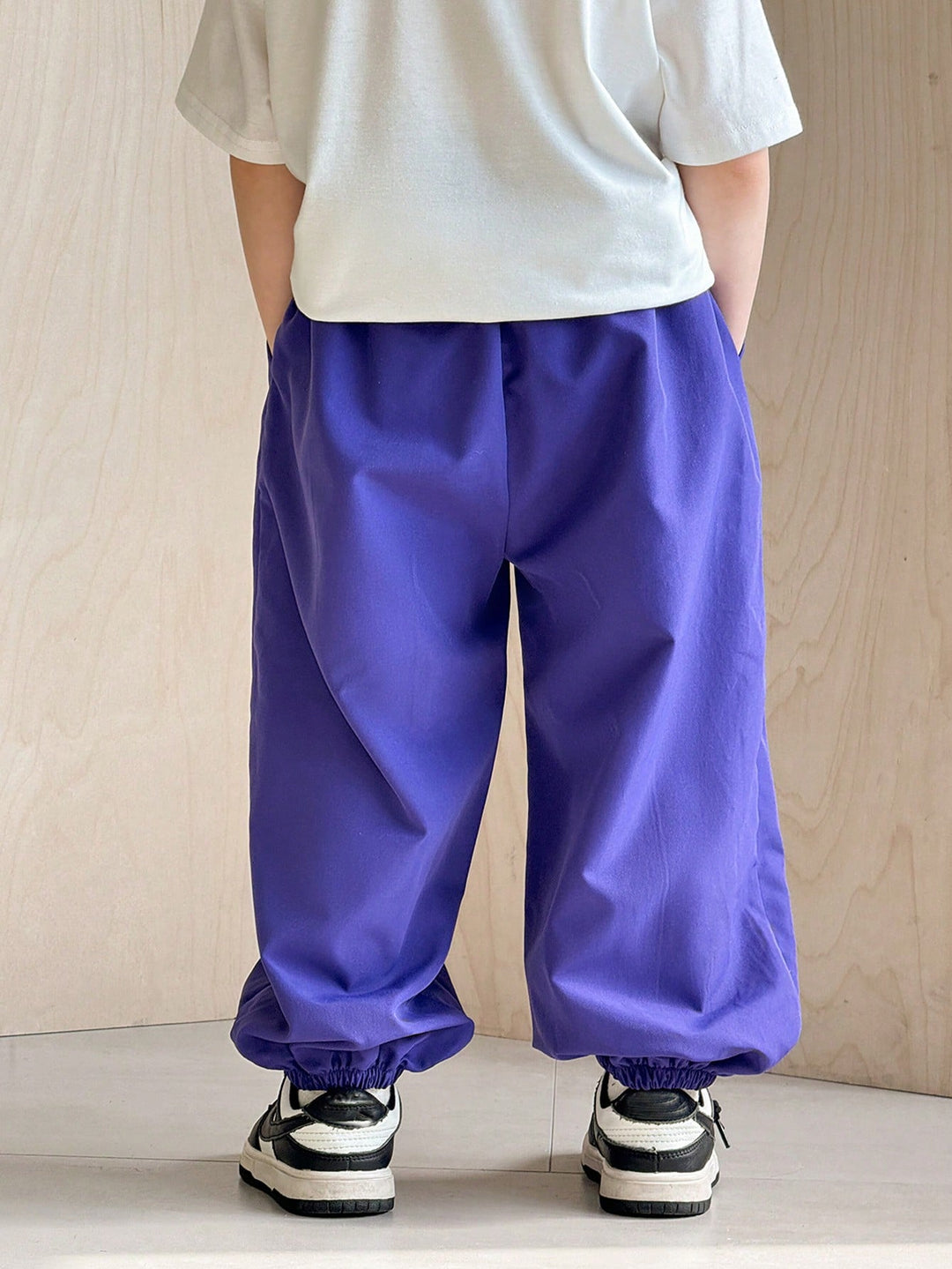 Pantaloni de trening SHEIN, mov