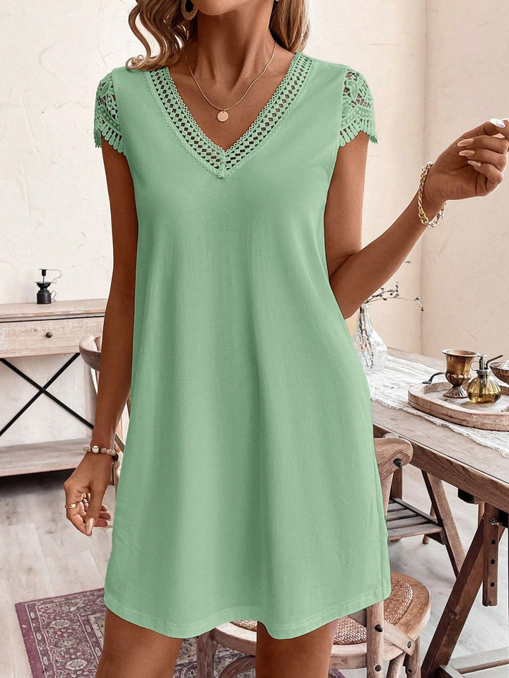 Rochie mini SHEIN, verde