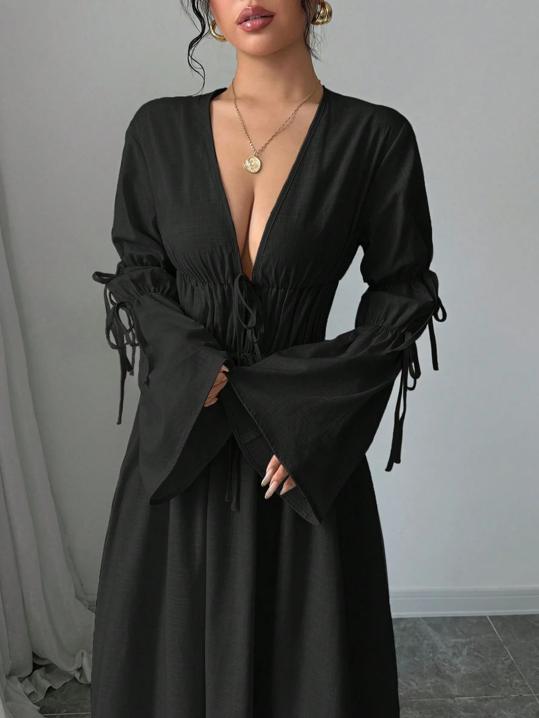 Rochie maxi SHEIN, negru