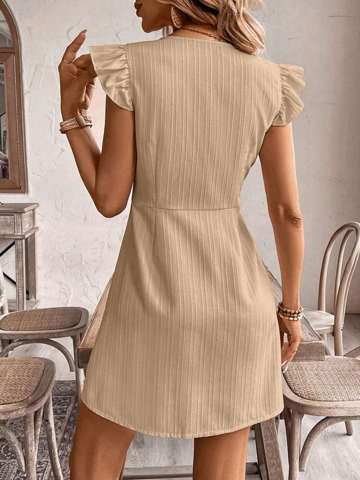 Rochie scurtă SHEIN, kaki