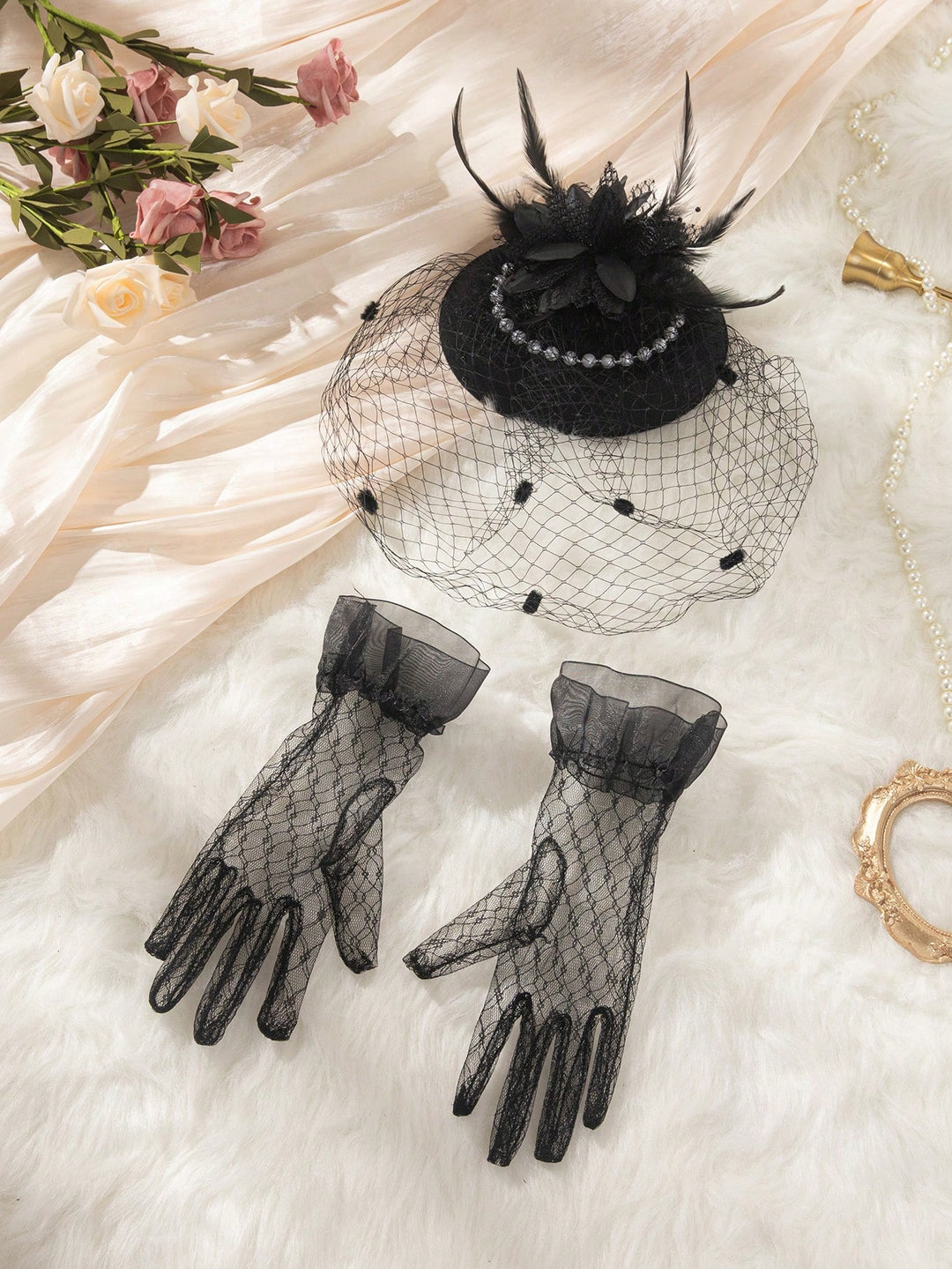 Set pălărie SHEIN, negru
