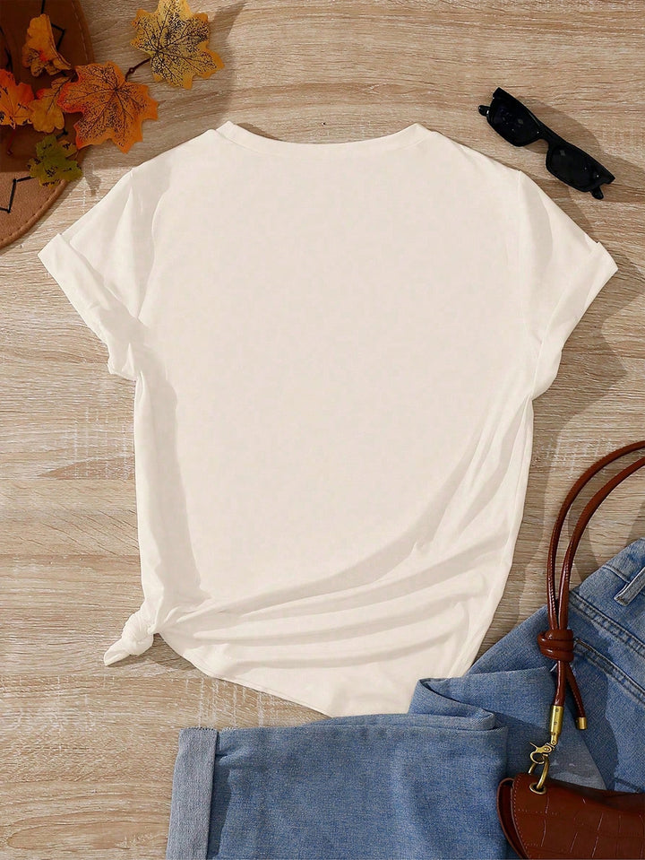 Tricou SHEIN, portocaliu