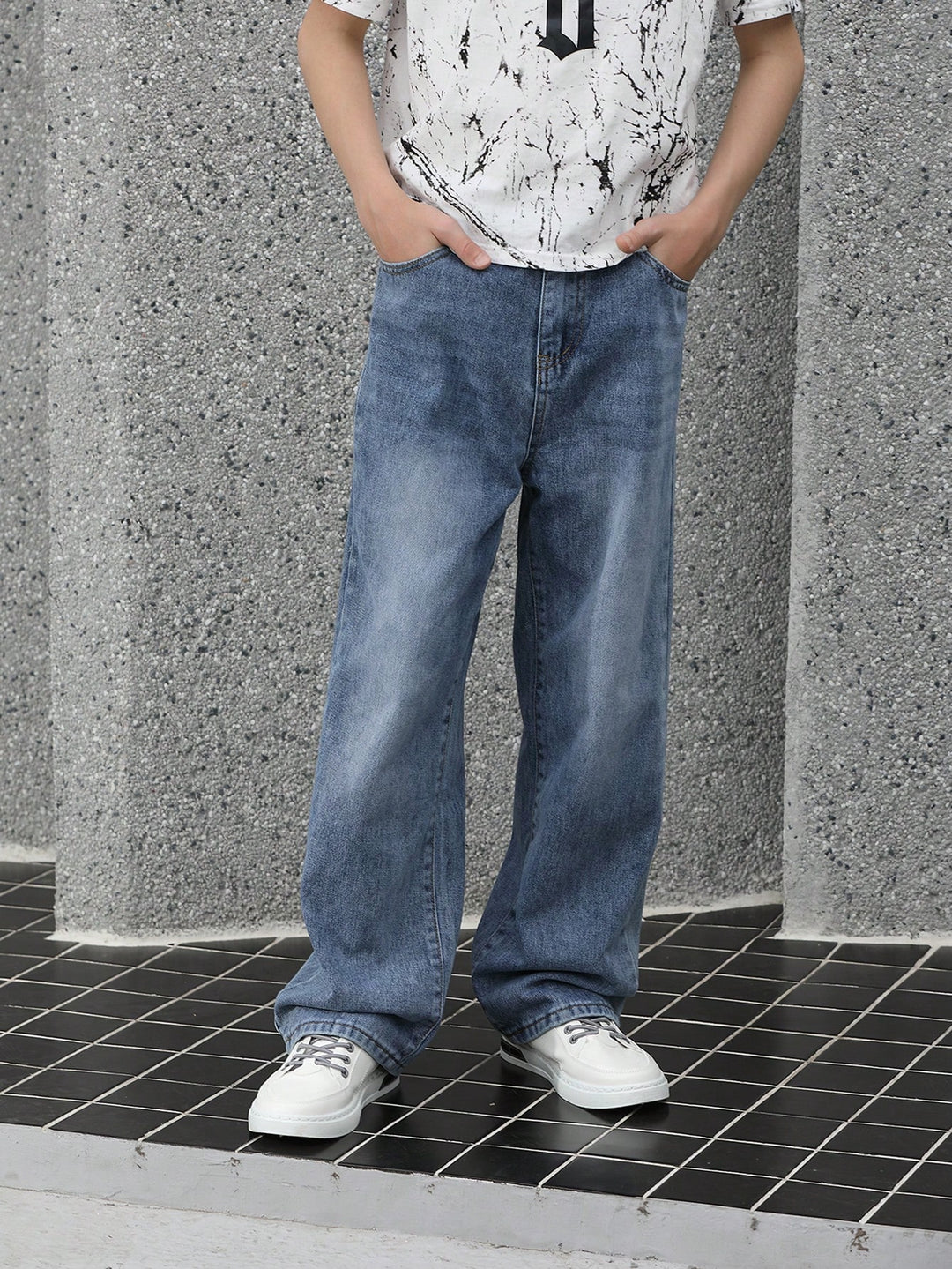 Jeans SHEIN, albastru