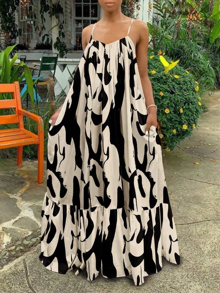 Rochie maxi SHEIN, mix culori