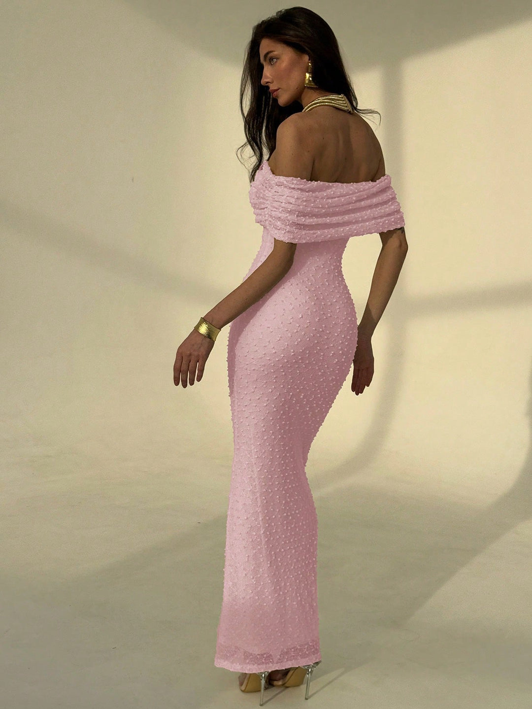 Rochie maxi SHEIN, roz