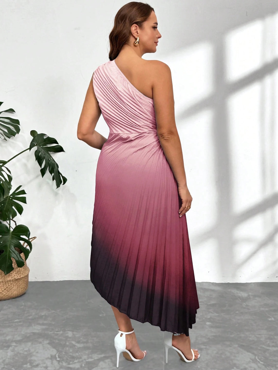 Rochie midi SHEIN, mix culori