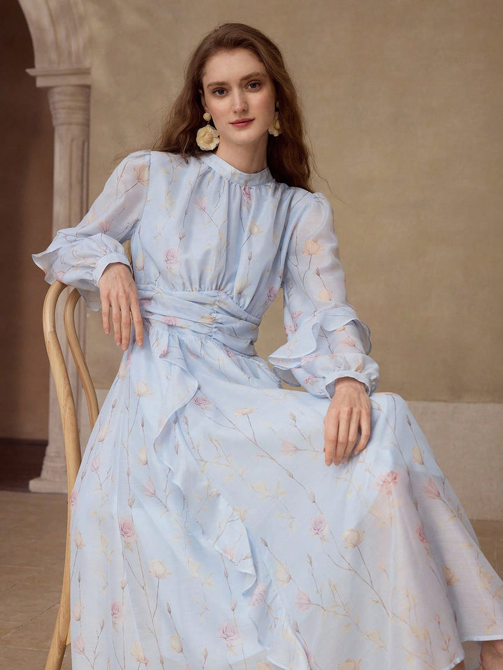 Rochie maxi SHEIN, albastru