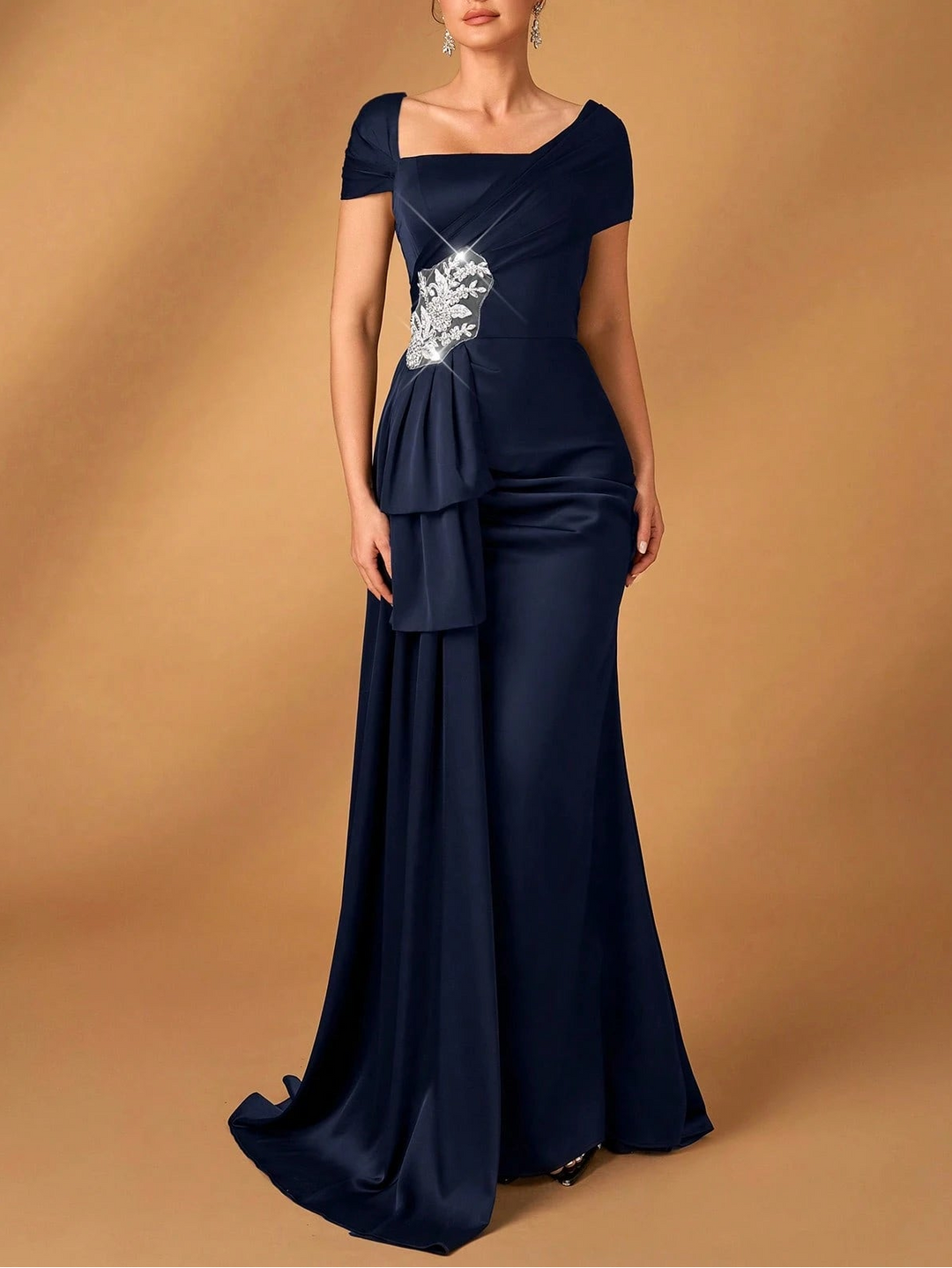 SHEIN maxi ruha, kék