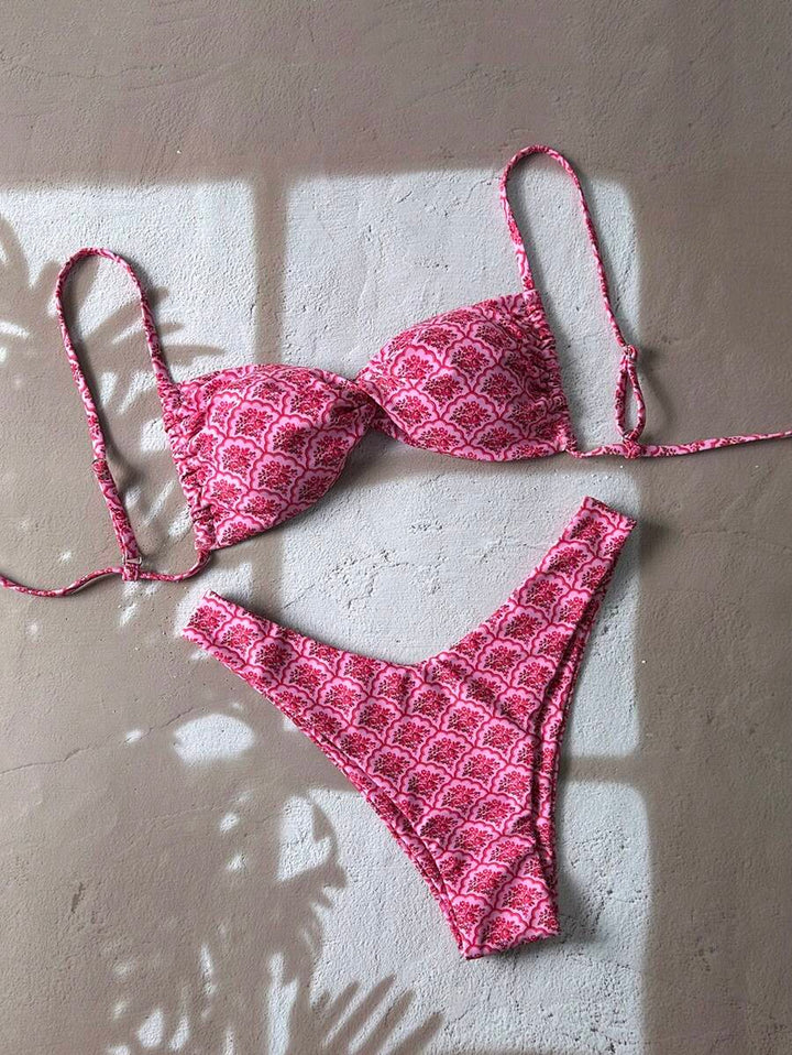 Costum de baie SHEIN, roz