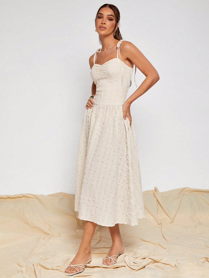Rochie midi SHEIN, crem