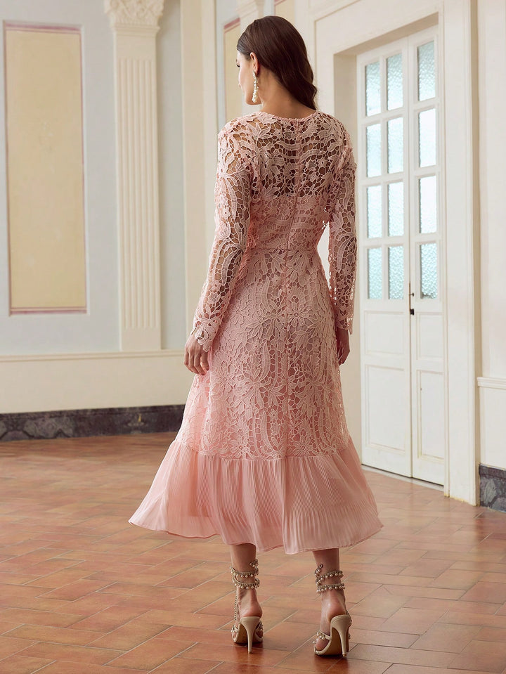 Rochie maxi SHEIN, roz