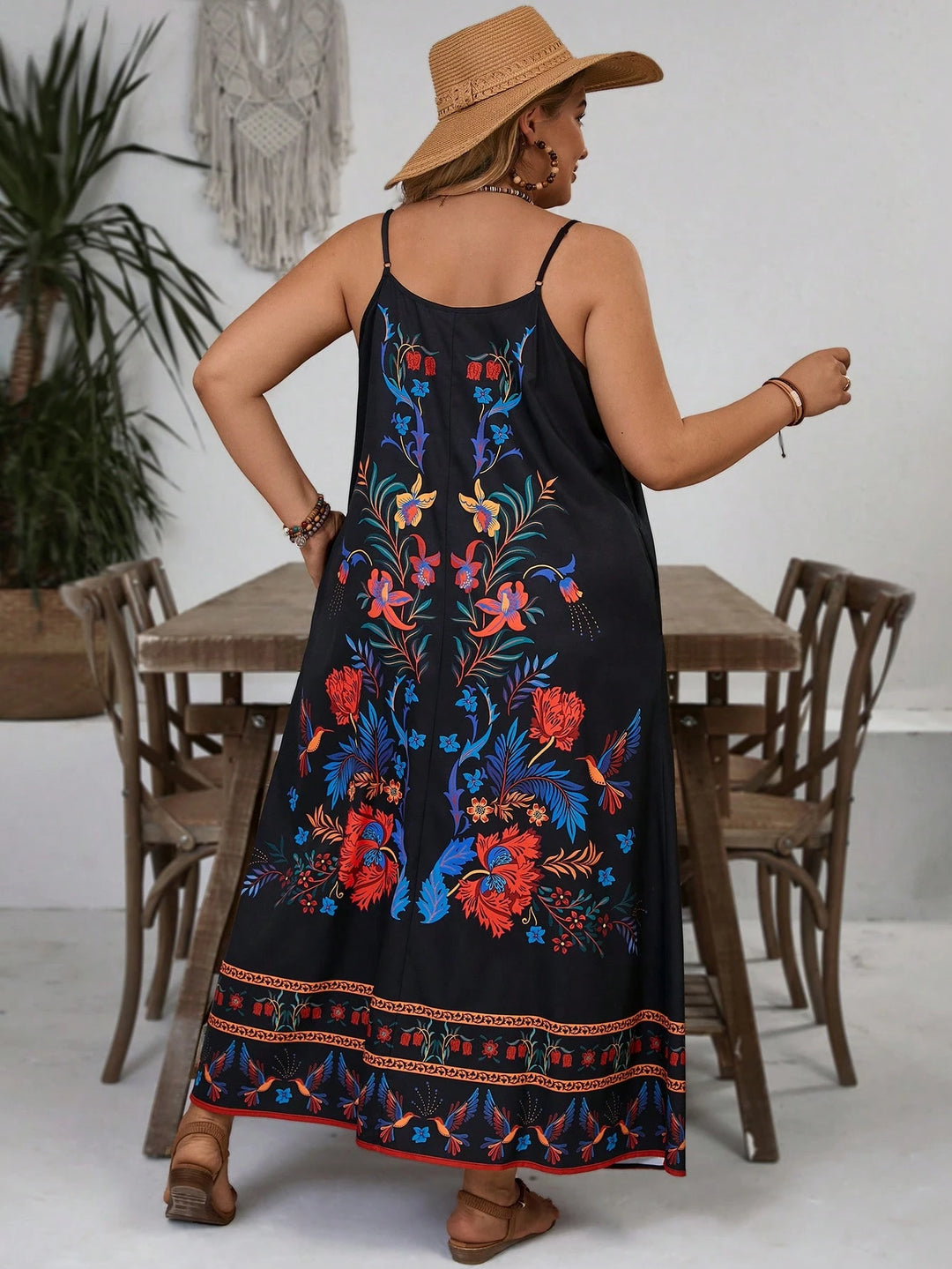 Rochie maxi SHEIN, negru