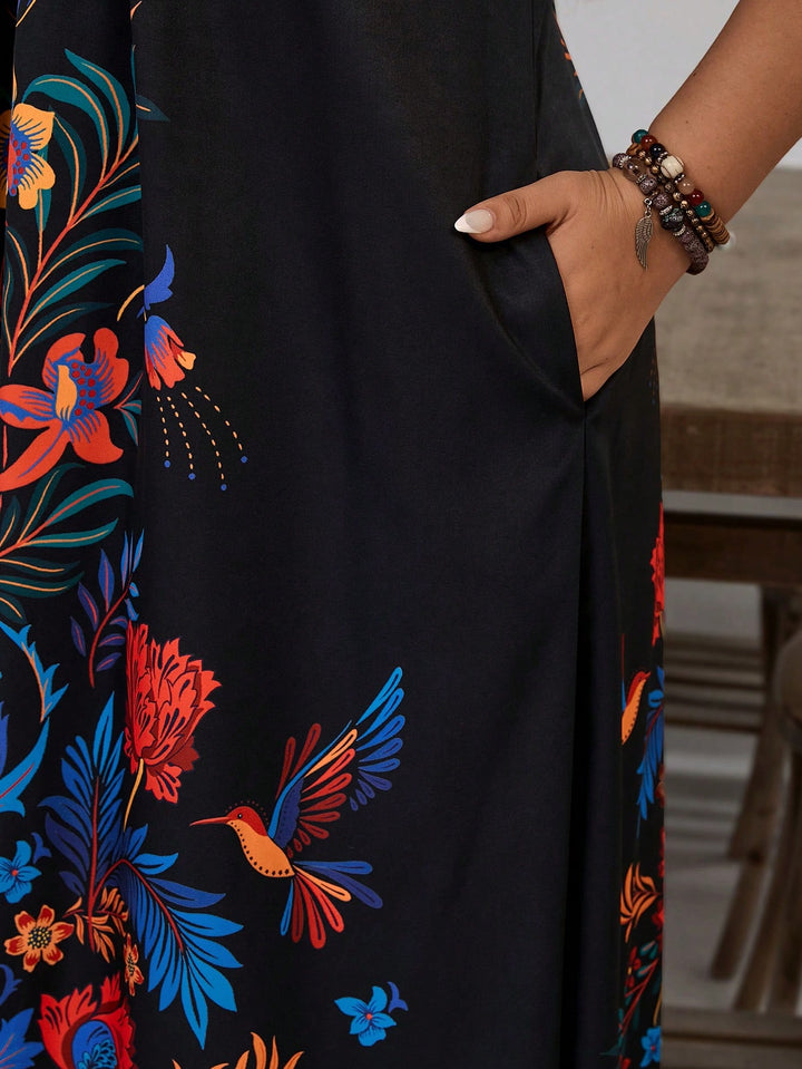Rochie maxi SHEIN, negru