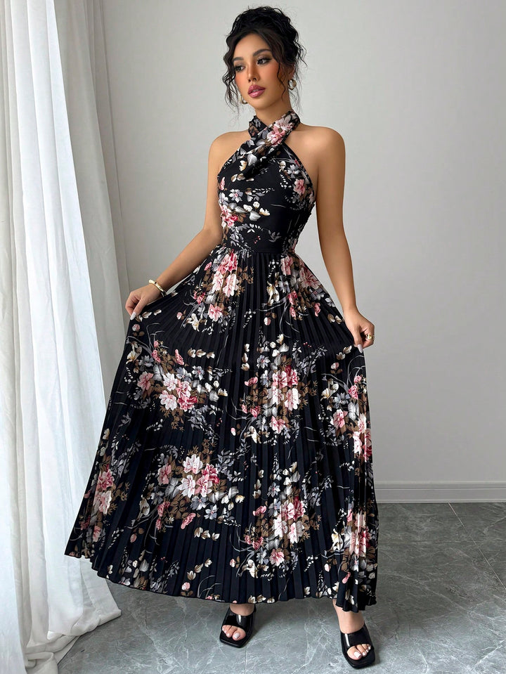 SHEIN maxi ruha, fekete