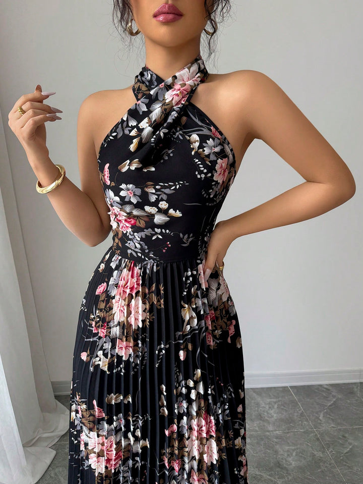 SHEIN maxi ruha, fekete