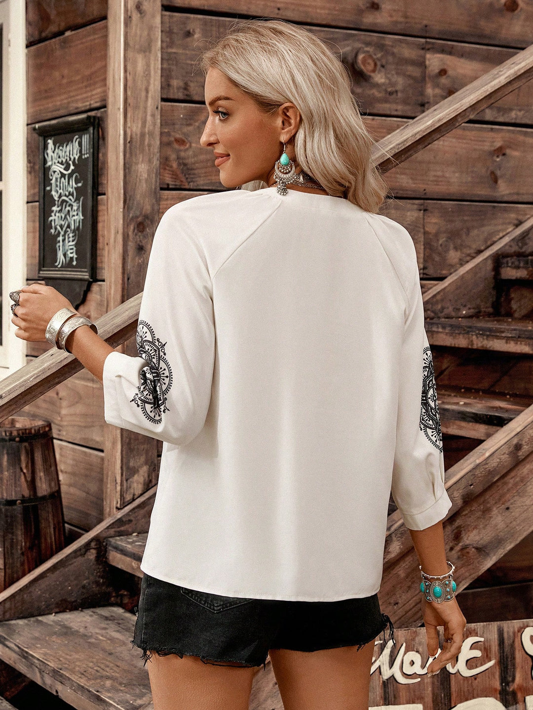 Bluza casual SHEIN, mix culori