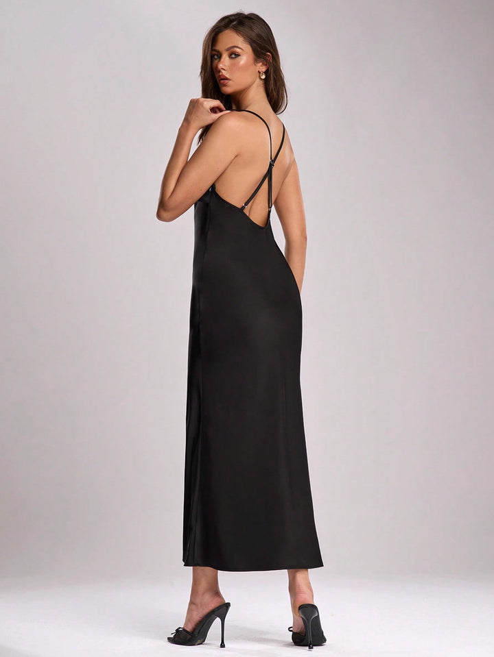 Rochie maxi SHEIN, negru