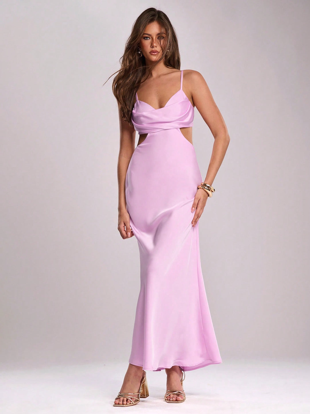 Rochie maxi SHEIN, roz