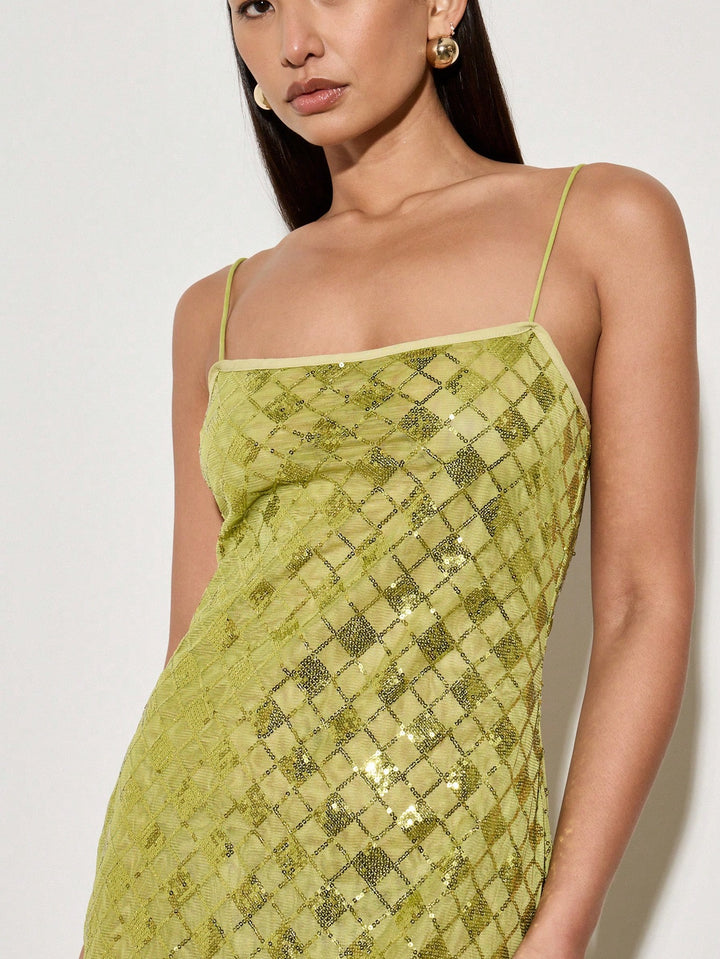 Rochie maxi SHEIN, verde