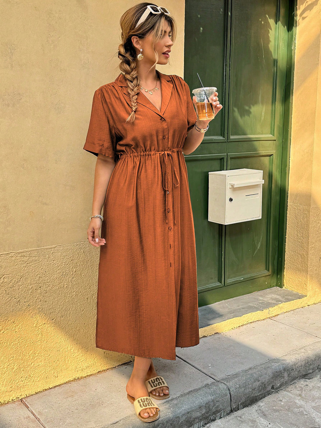 Rochie SHEIN, maro