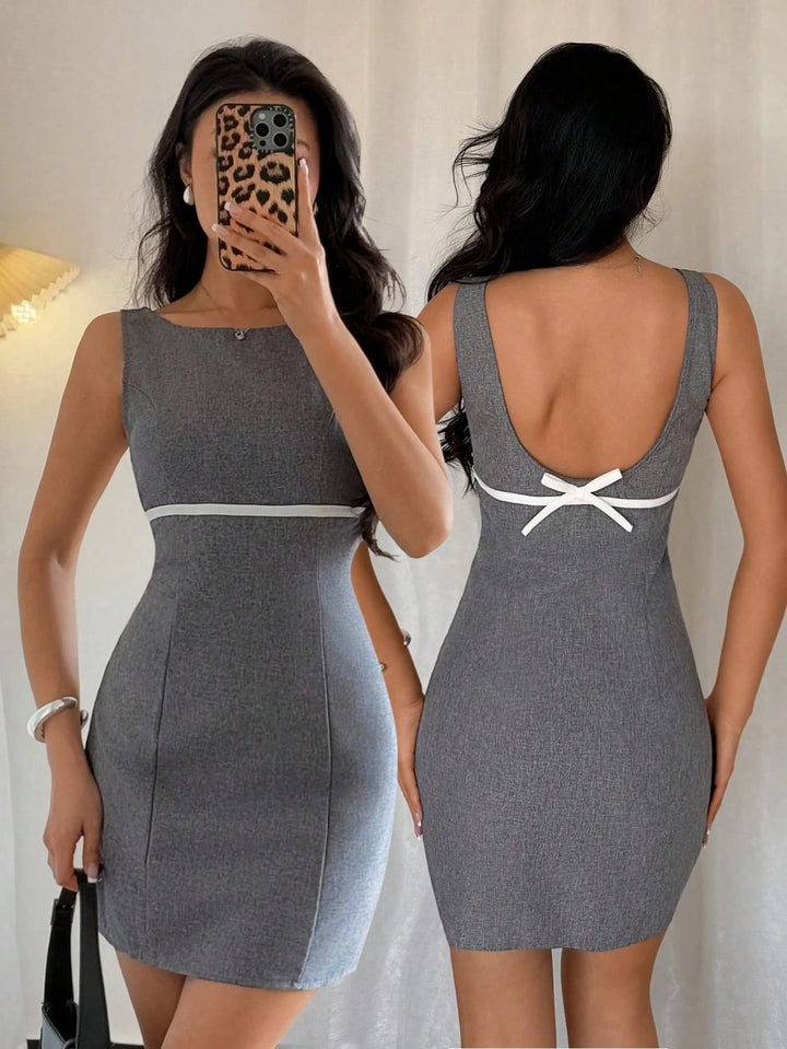 Rochie mini SHEIN, gri