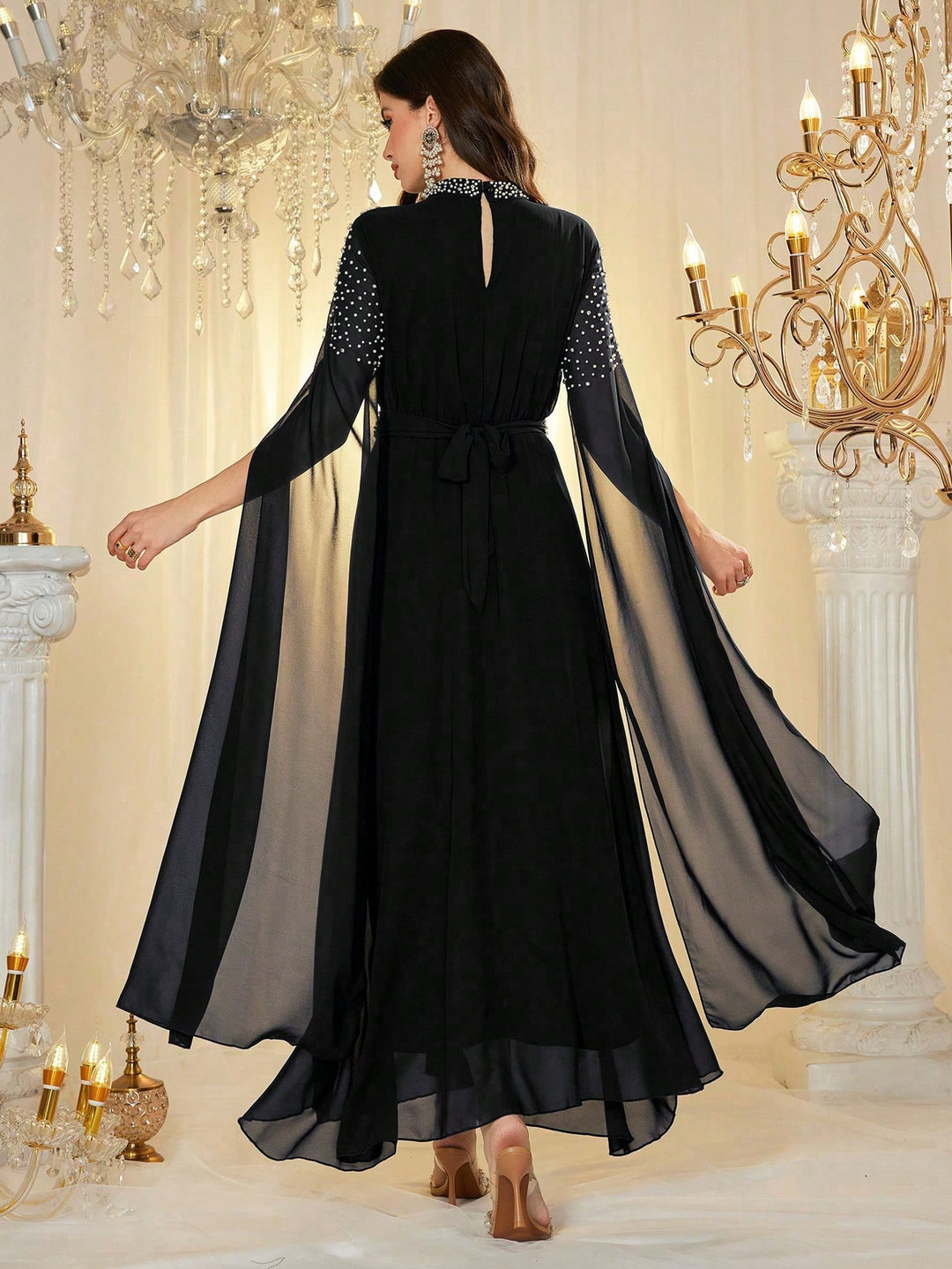 Rochie maxi SHEIN, negru