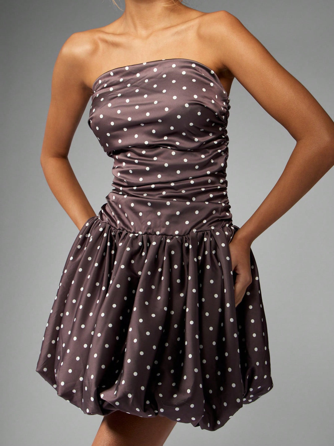 Rochie mini SHEIN, maro