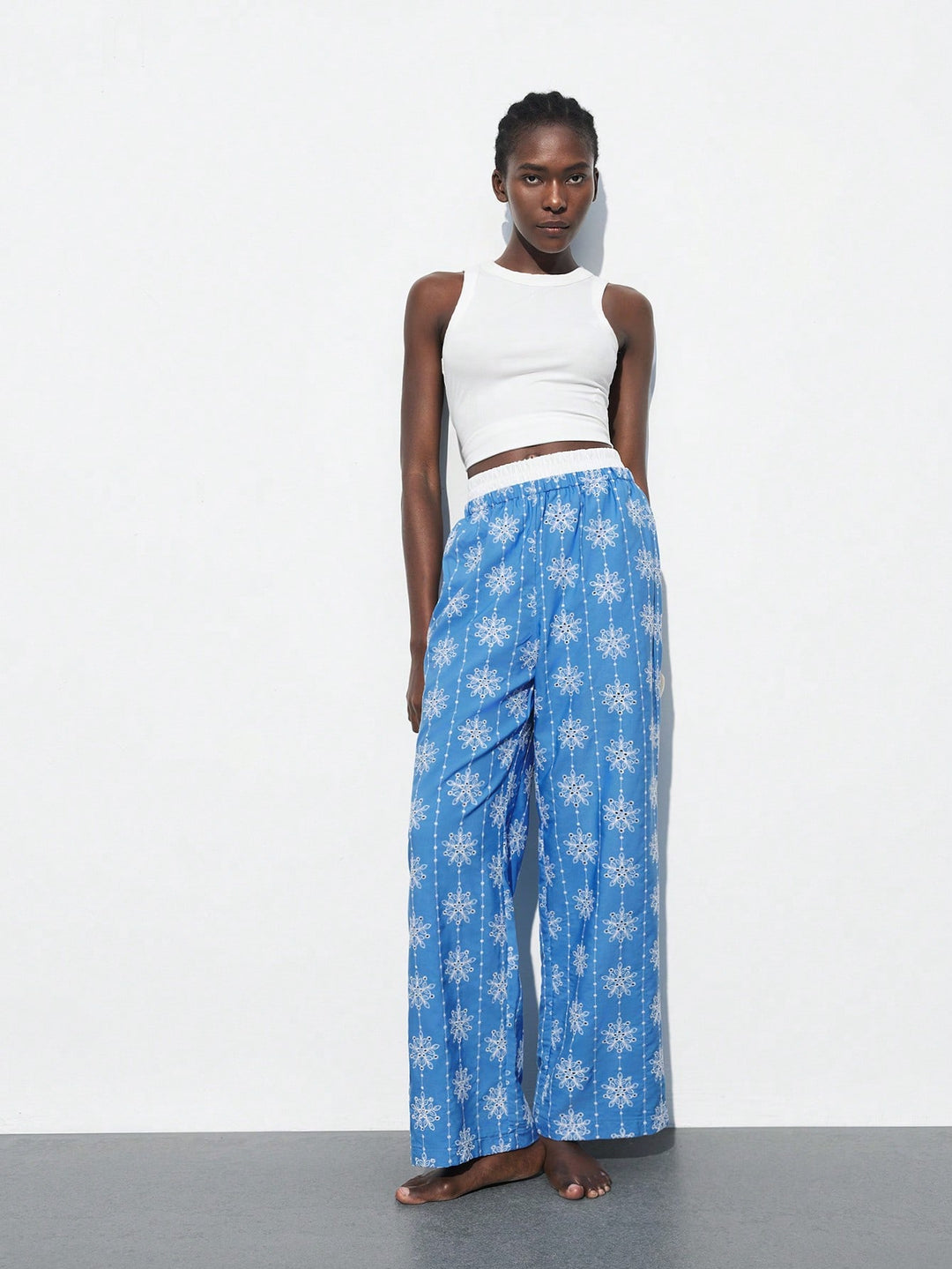 Pantaloni SHEIN, albastru