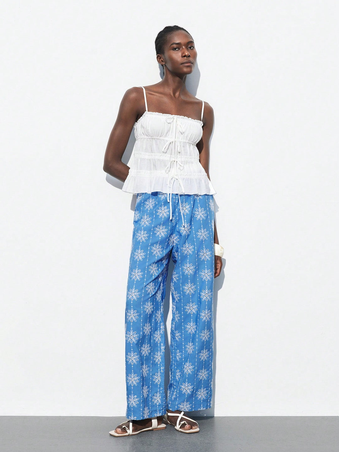Pantaloni SHEIN, albastru