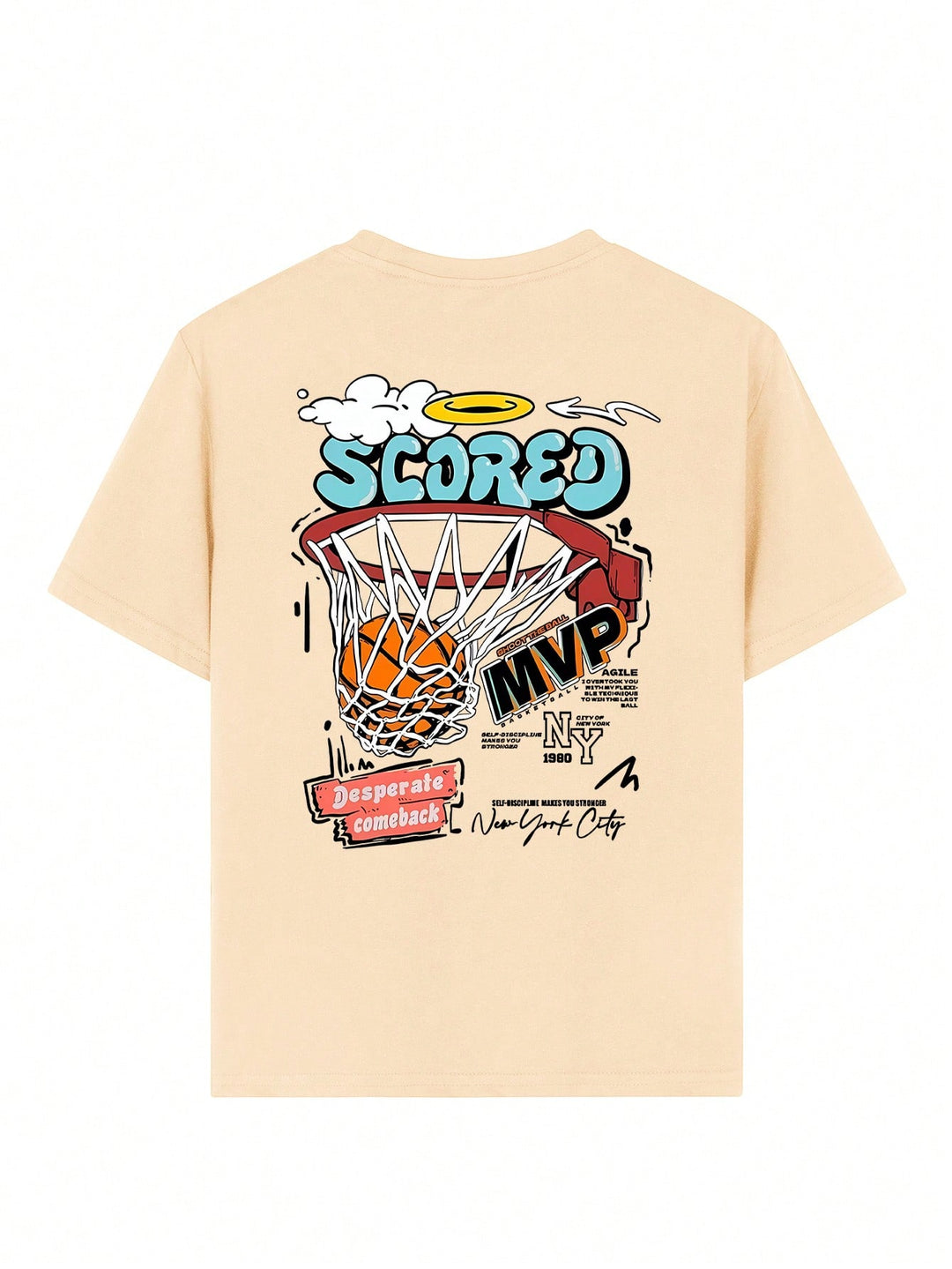 Tricou SHEIN, bej