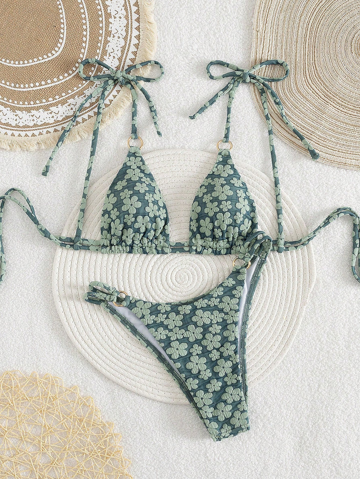 Set bikini SHEIN, verde