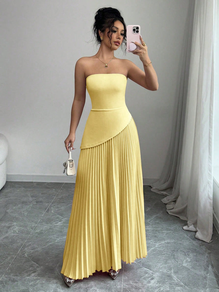 Rochie maxi SHEIN, galben