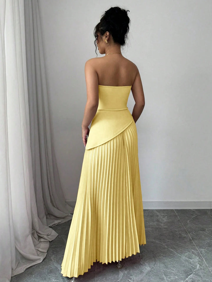 Rochie maxi SHEIN, galben