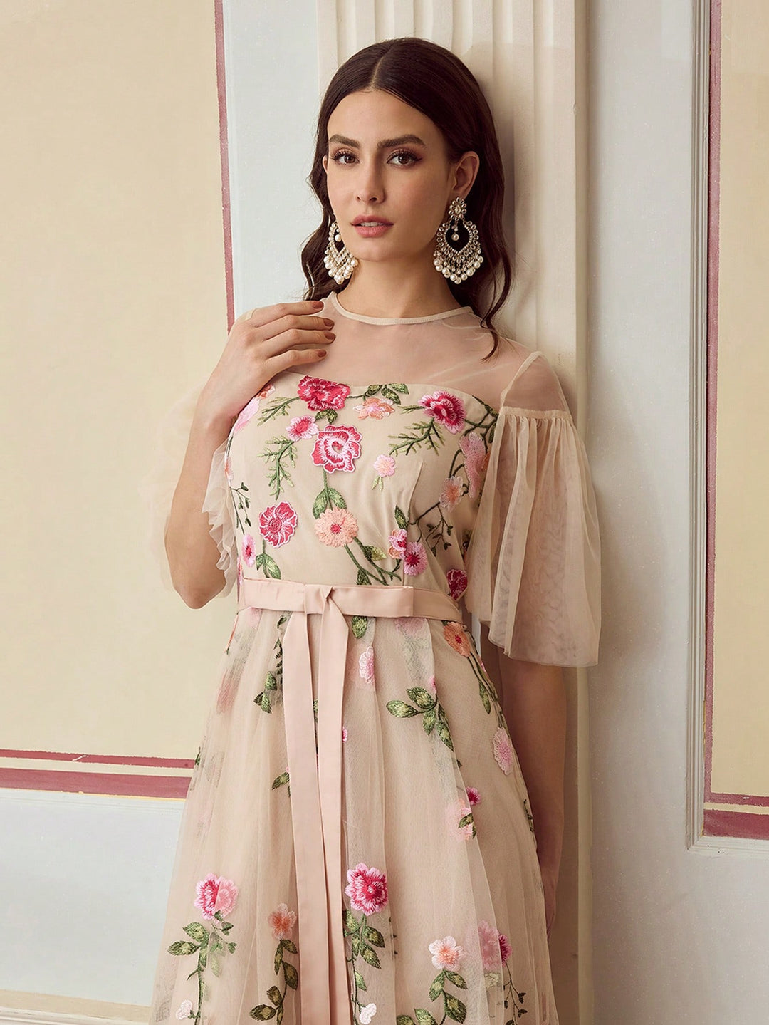 Rochie maxi SHEIN, roz
