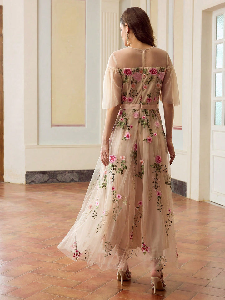 Rochie maxi SHEIN, roz