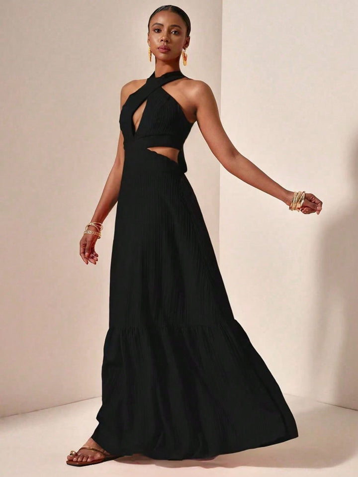 Rochie maxi SHEIN, negru