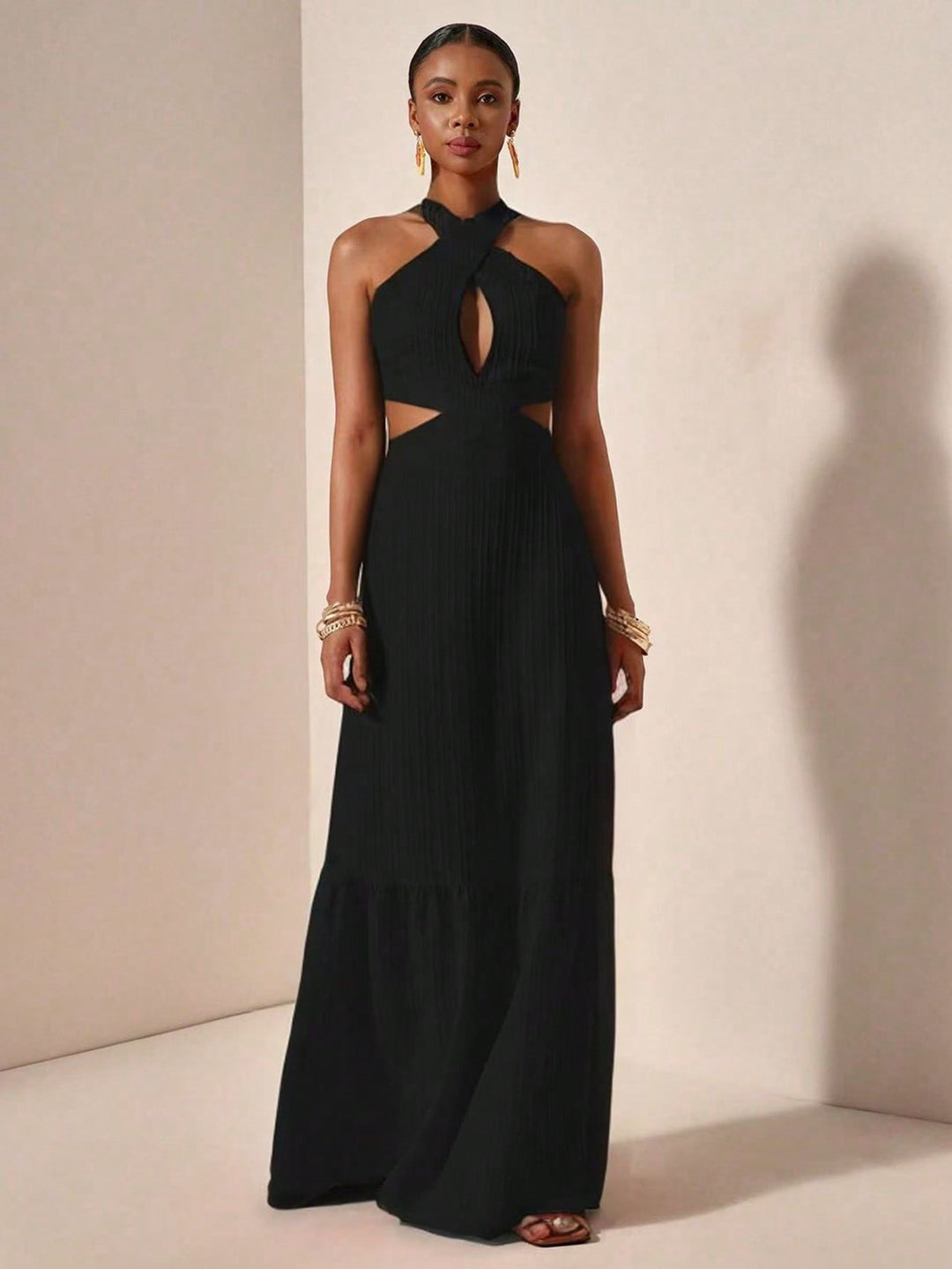 Rochie maxi SHEIN, negru