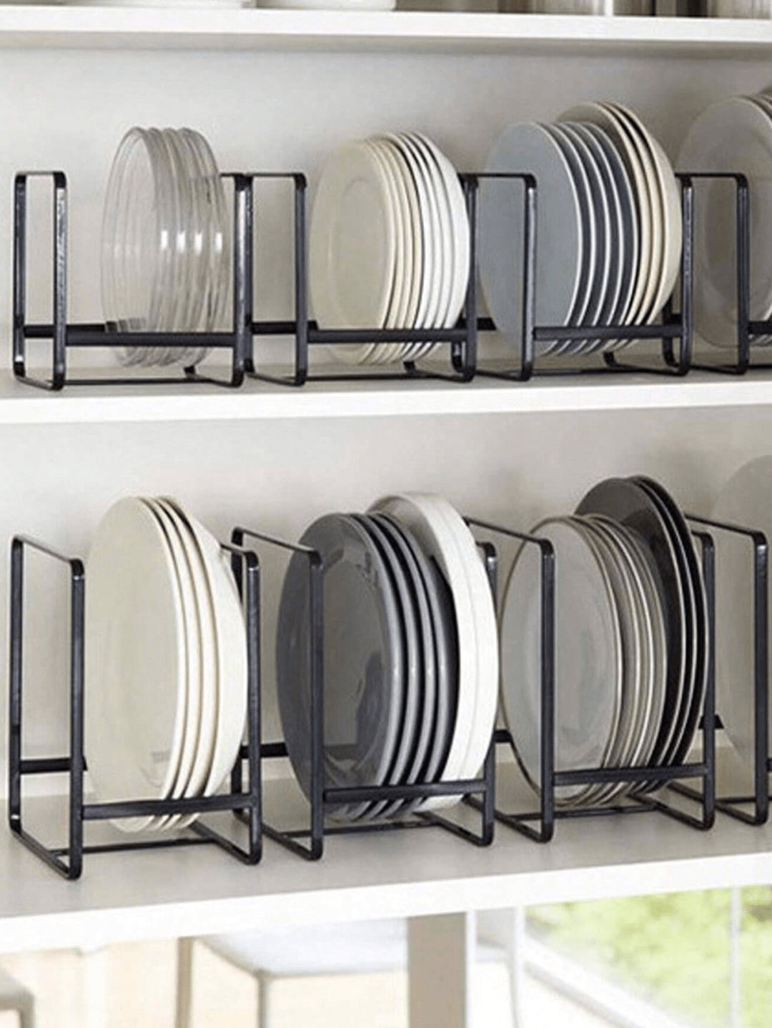 Suport pentru uscat vase SHEIN, negru