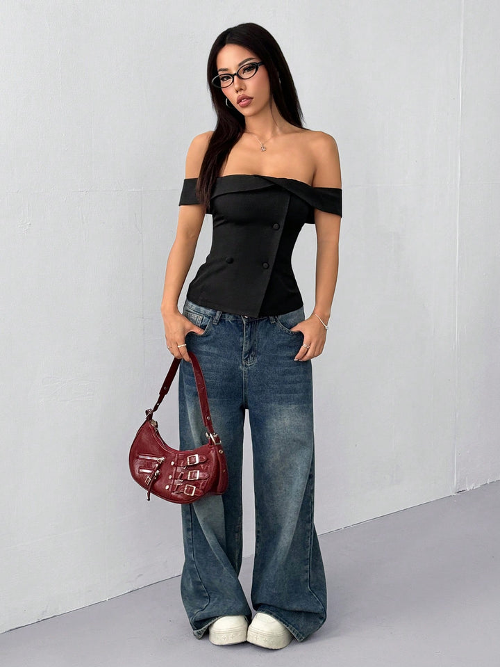 Sacou SHEIN, negru