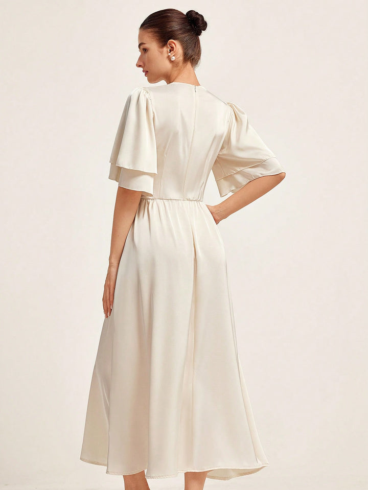 Rochie maxi SHEIN, portocaliu