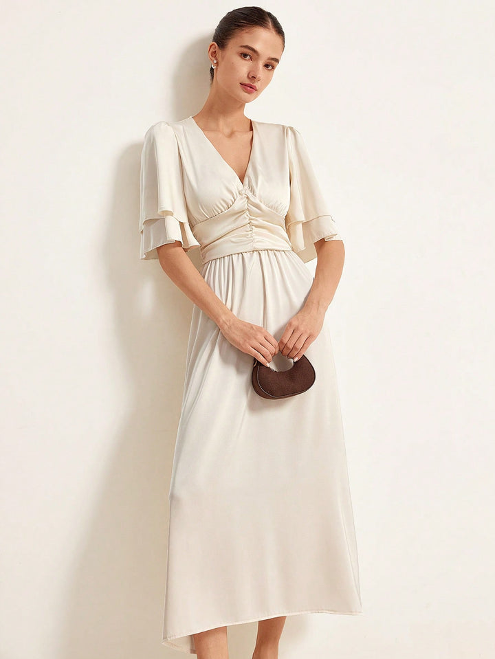 Rochie maxi SHEIN, portocaliu