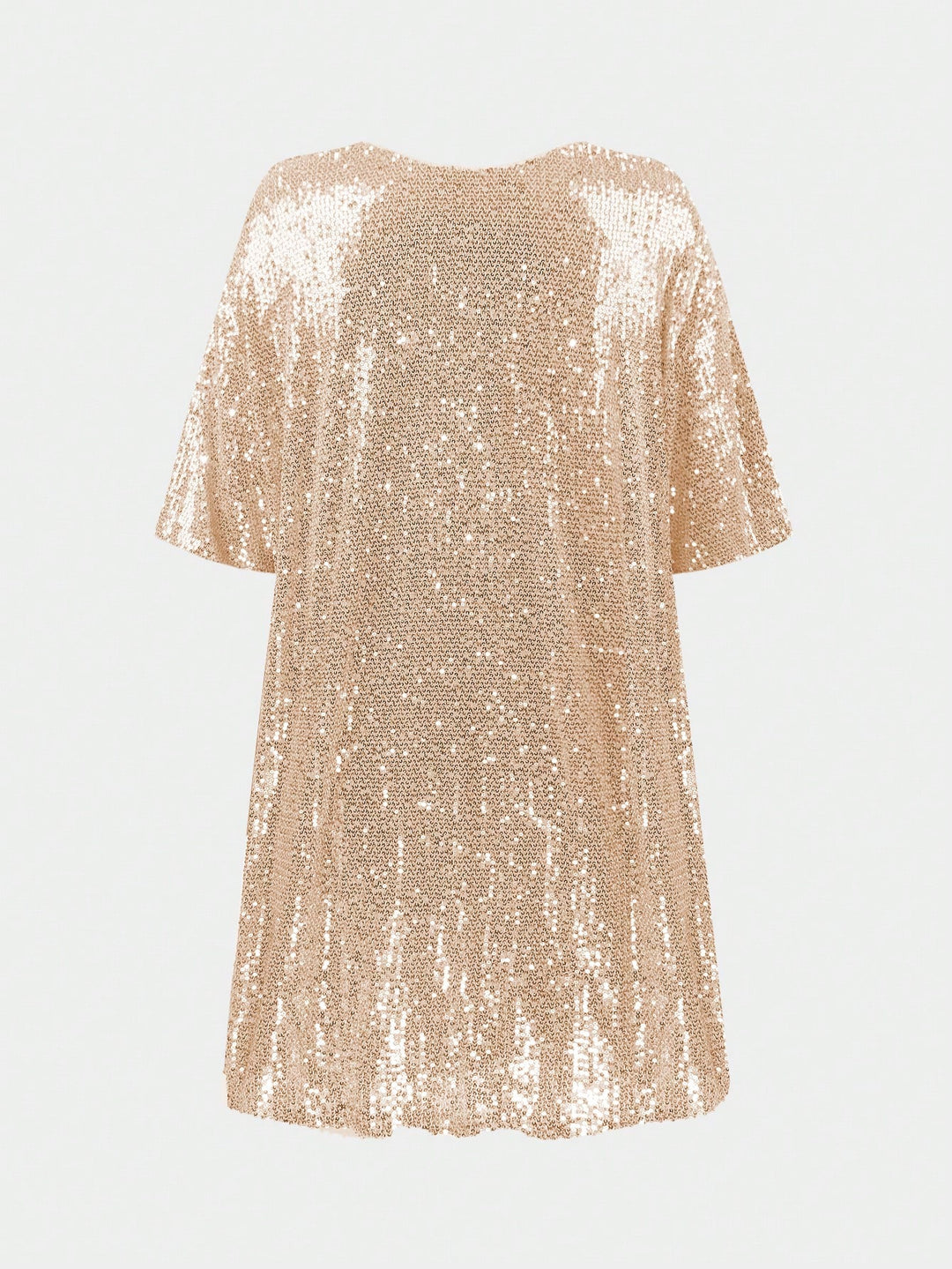 Rochie scurtă SHEIN, auriu