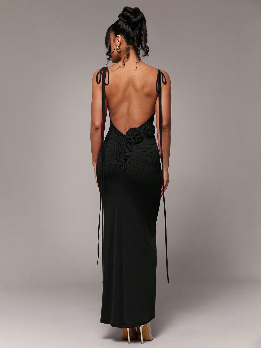 Rochie maxi SHEIN, negru